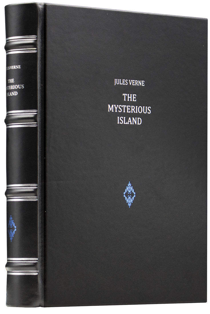 коллекционную книгу в подарок - Жюль Верн (Jules Verne) - Таинственный остров (The Mysterious Island) - Подарочное издание на английском языке - дорогую подарочную книгу