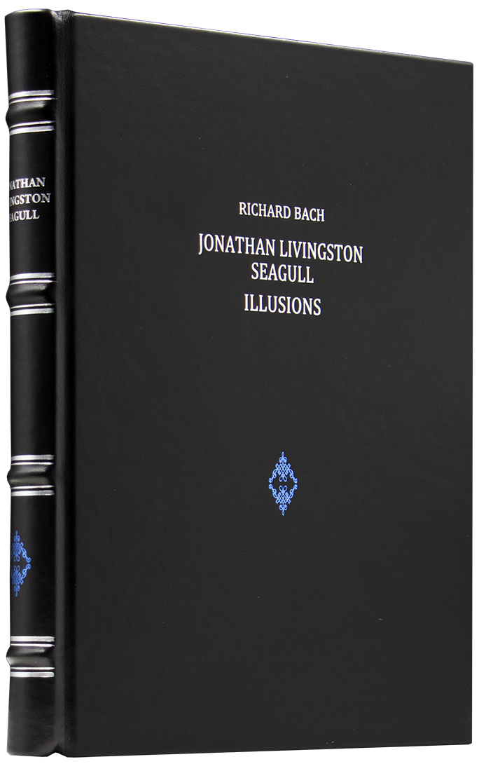 подарочную, эксклюзивную книгу - Бах Ричард (Richard Bach) - Чайка Джонатан Ливингстон (Jonathan Livingston Seagull, Illusions) - Подарочное издание на английском языке  - книгу ручной работы