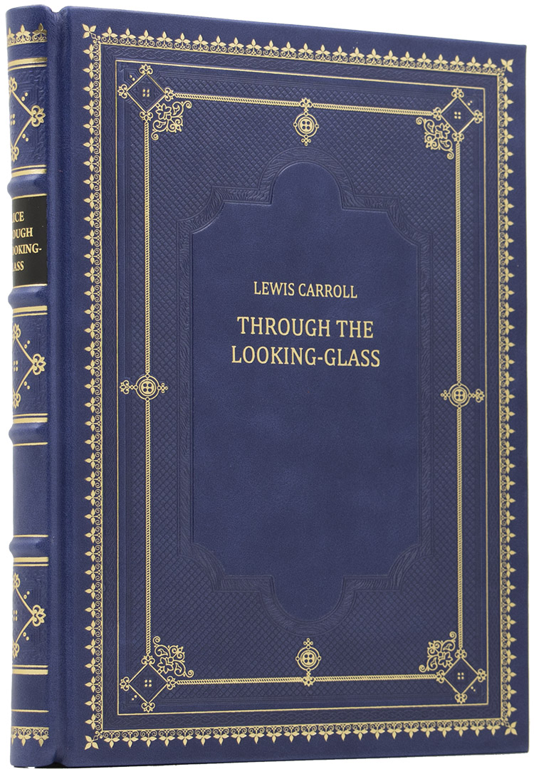 подарок директору - Льюис Кэрролл (Lewis Carroll) - Алиса в зазеркалье (Through the Looking glass) - Подарочное издание на английском языке - вип подарок для руководителя