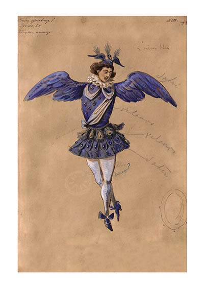 Открытка Балет Спящая красавица #118. Синяя птица